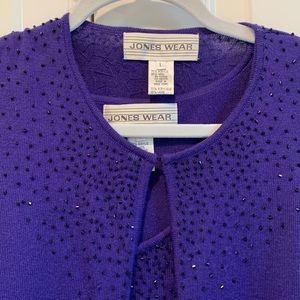 Jones Wear Beaded Twinset